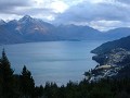 View from Queens Hill, Queenstown after a two hour