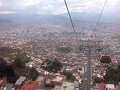 La Paz, vanuit de kabelbaan, indrukwekkend grote s