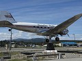 DC-3 vliegtuig uit 1942, Whitehorse, Alaska Hwy