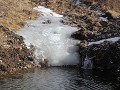Langmusi, bevroren watervalletje, wandeling 4