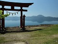 Lake Tazawa - Gozano Ishi shrine 