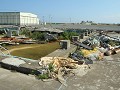 Tsunami gebied - Cape Iwaisaki - het vernielde hot