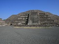 Teotihuacán site - pyramide van de maan