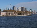 New York City, Manhattan - uitzicht op skyline van