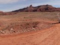 Moab, Shafer Trail, onverharde weg in de canyon