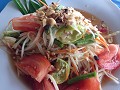 Papaya salad... ja, thai food!