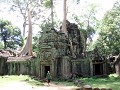 Ta Phrom, where all the trees have grown in and ar
