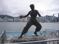 Bruce Lee statue, he's a bit of a local hero