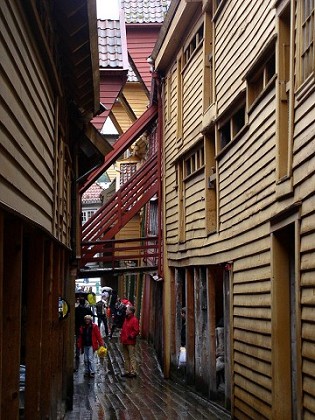 Bryggen (touristic place in Bergen)