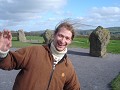 Enthousiaste Newgrange-bezoeker