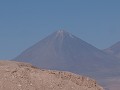 Vulkaan Licancabur, de hoogte in Chili