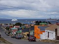 Vele cruiseschepen in Punta Arenas