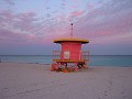 Miami beach at dusk