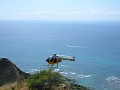 A hiker is rescued by Heli from Diamond head