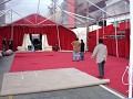 the Red Carpet is rolled out in preparation for th