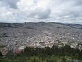 Quito vanop de 'mirador' (= uitzichtpunt!)...