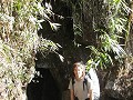 Aan de ingang van de vele 'Inca-tunnels'...