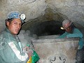 Mijnwerkers aan het werk in Potosi