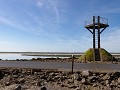 Noirmoutier, le Gois bij laag water