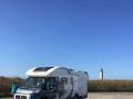 De parking van Cap Gris Nez (overnachten in de cam