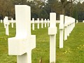 Kerkhof van Omaha Beach in Colleville-sur-Mer.