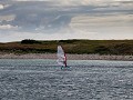 Windsurfer op l'Île Grande.