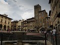 Piazza Grande in Arezzo.