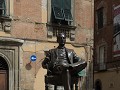 Giacomo Puccini in zijn geboortestad Lucca.