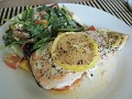 Saumon en papillote salade composée, from france M