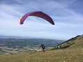 Monte Cucco, paraglider in actie