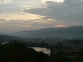 sunset over hsipaw