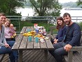 Ontbijten aan de Donau