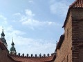 Oude stadsmuur van Warschau