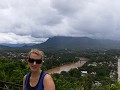 Zicht over de stad vanop de Phou si berg