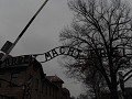 de beruchte ingang van Auschwitz