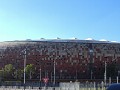 Voetbalstadion van Johannesburg.  Speciaal gebouwd