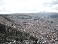 Uitzicht van El Alto op La Paz