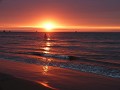 we hebben er lang op gewacht...zonsondergang aan d