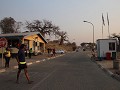 De grens met Botswana