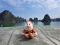 Happy in Ha Long Bay
