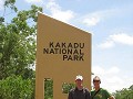 De officiele ingang tot het Kakadu-park.