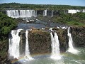 De iguaçuwatervallen, zijn de watervallen van de r