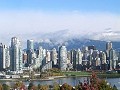 The impressive skyline of Vancouver.