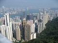 Hong Kong, het zicht vanuit The Peak, 1 van de ber