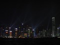 De skyline van Hong Kong Island, gezien vanop de K