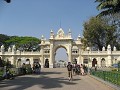 De toegangspoort tot het paleis van de maharadja i