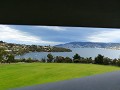 Hobart gezien van op de Tasman Bridge.