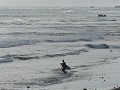 Surfen in Echo Beach.