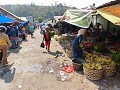 De traditionele markt van Sumbawa Besar.