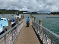 Met de fiets op de ferry in Whitianga naar......